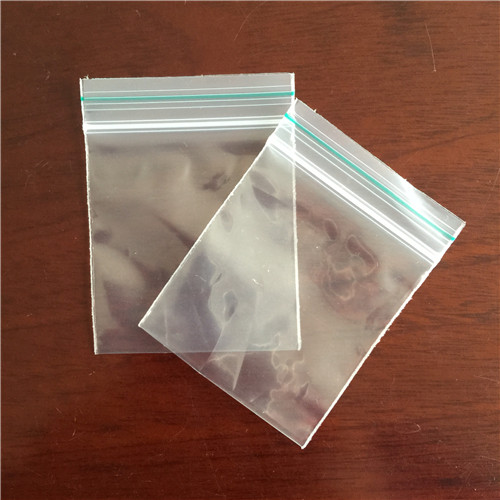 clear ldpe ziplock bag resealable zipper storage food packing bag A